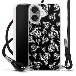 Carry Case Stoff schwarz/silber