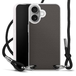 New Carry Case Transparent Stoff schwarz/silber