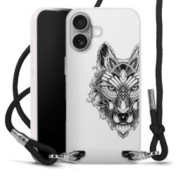 New Carry Case Transparent Stoff schwarz/silber