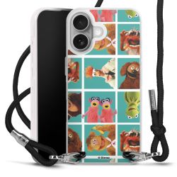 New Carry Case Transparent Stoff schwarz/silber