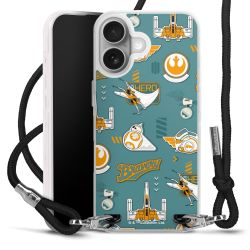 New Carry Case Transparent Stoff schwarz/silber