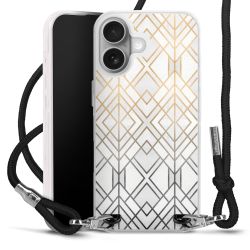 New Carry Case Transparent Stoff schwarz/silber