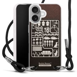 Carry Case Stoff schwarz/silber