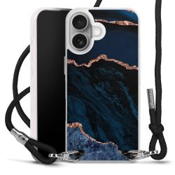 New Carry Case Transparent Stoff schwarz/silber