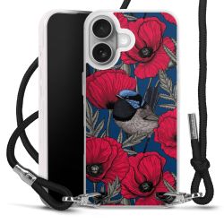 New Carry Case Transparent Stoff schwarz/silber