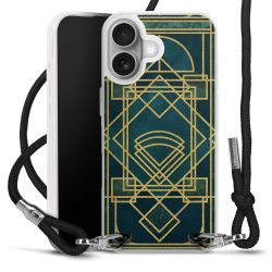 New Carry Case Transparent Stoff schwarz/silber