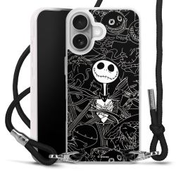 New Carry Case Transparent Stoff schwarz/silber