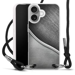 New Carry Case Transparent Stoff schwarz/silber