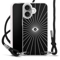 New Carry Case Transparent Stoff schwarz/silber