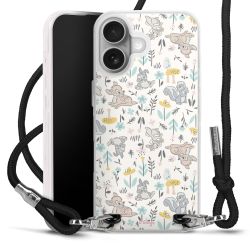 New Carry Case Transparent Stoff schwarz/silber