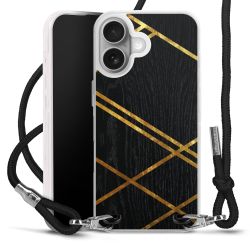 New Carry Case Transparent Stoff schwarz/silber