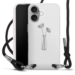 New Carry Case Transparent Stoff schwarz/silber