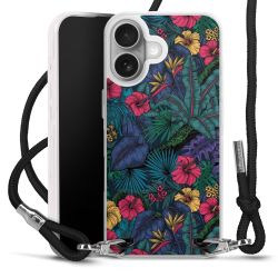 New Carry Case Transparent Stoff schwarz/silber