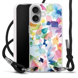 New Carry Case Transparent Stoff schwarz/silber