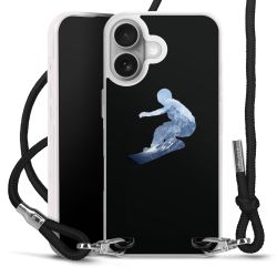 New Carry Case Transparent Stoff schwarz/silber