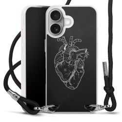 New Carry Case Transparent Stoff schwarz/silber