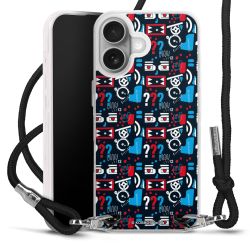 Carry Case Stoff schwarz/silber