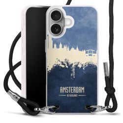 New Carry Case Transparent Stoff schwarz/silber