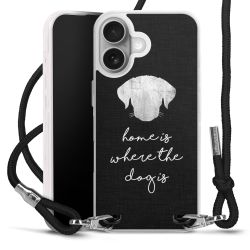 New Carry Case Transparent Stoff schwarz/silber