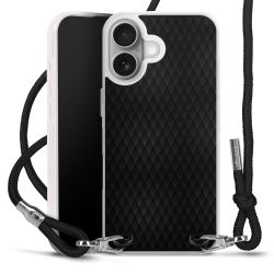 New Carry Case Transparent Stoff schwarz/silber