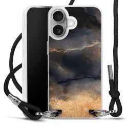 New Carry Case Transparent Stoff schwarz/silber