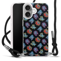 New Carry Case Transparent Stoff schwarz/silber