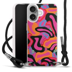 New Carry Case Transparent Stoff schwarz/silber