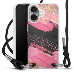 New Carry Case Transparent Stoff schwarz/silber