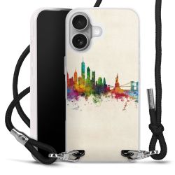 New Carry Case Transparent Stoff schwarz/silber