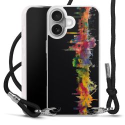 New Carry Case Transparent Stoff schwarz/silber