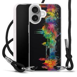 New Carry Case Transparent Stoff schwarz/silber