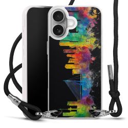 New Carry Case Transparent Stoff schwarz/silber