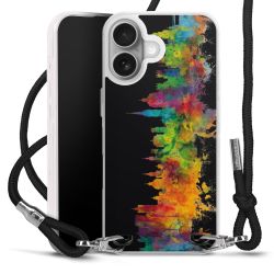 New Carry Case Transparent Stoff schwarz/silber