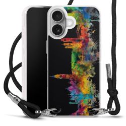 New Carry Case Transparent Stoff schwarz/silber