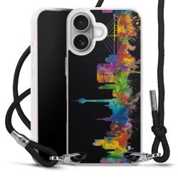 New Carry Case Transparent Stoff schwarz/silber