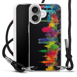 New Carry Case Transparent Stoff schwarz/silber