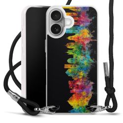 New Carry Case Transparent Stoff schwarz/silber