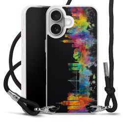 New Carry Case Transparent Stoff schwarz/silber