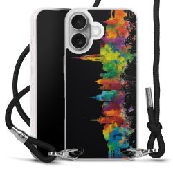 New Carry Case Transparent Stoff schwarz/silber