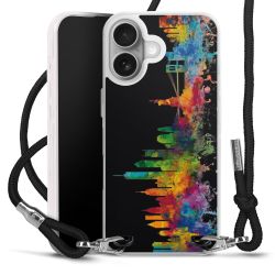 New Carry Case Transparent Stoff schwarz/silber