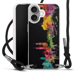 New Carry Case Transparent Stoff schwarz/silber