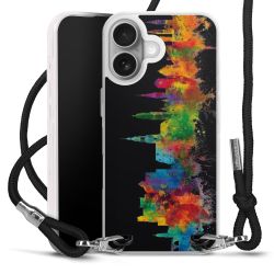 New Carry Case Transparent Stoff schwarz/silber