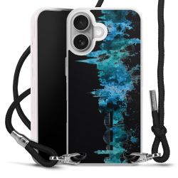 New Carry Case Transparent Stoff schwarz/silber