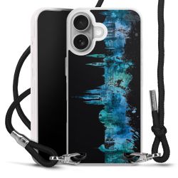 New Carry Case Transparent Stoff schwarz/silber