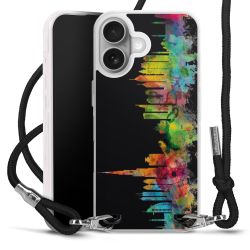 New Carry Case Transparent Stoff schwarz/silber