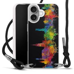 New Carry Case Transparent Stoff schwarz/silber