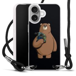 Carry Case Stoff schwarz/silber