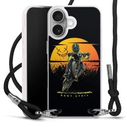 Carry Case Stoff schwarz/silber