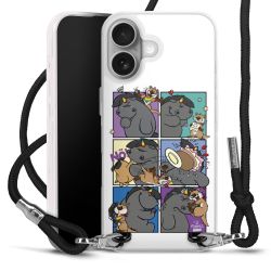 Carry Case Stoff schwarz/silber