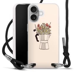 New Carry Case Transparent Stoff schwarz/silber